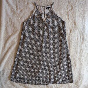 AS U WISH Black and White Sheath Dress Sz M Sleeveless Lined